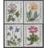 Alemania Berlín 664/67 1983 Sorteo benéfico flores de los Alpes MNH
