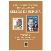 Catálogo Especializado de sellos de España. 2024/5 Serie bronce Tomo V Juan Carlos I  Felipe VI 2001-2023