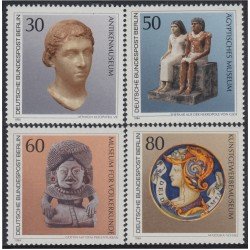 Alemania Berlín 669/72 1983 Objetos de arte museo de Berlín MNH Alemania Berlín 669/72 1983 Objetos de arte museo de Berlín MNH