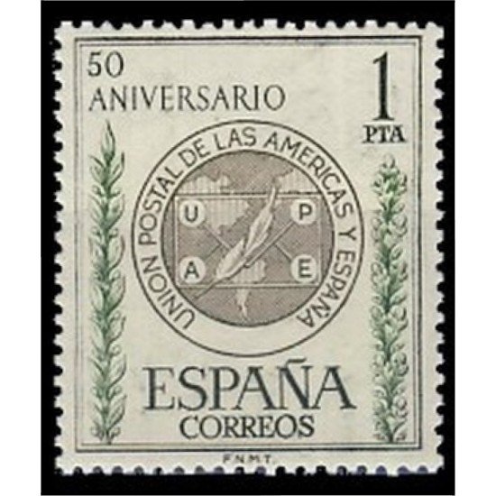 España Spain 1462 1962 L Aniv. de la unión postal de las Américas y España MNH España Spain 1462 1962 L Aniv. de la unión postal de las Américas y España MNH