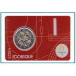 Francia France 2024 Cartera Oficial Coin Card 2€ euros conm. 4a París 2024