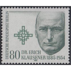Alemania Berlín 680 1984 50º Aniversario de la muerte de Erich Klausener MNH Alemania Berlín 680 1984 50º Aniversario de la muerte de Erich Klausener MNH
