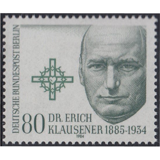 Alemania Berlín 680 1984 50º Aniversario de la muerte de Erich Klausener MNH