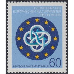 Alemania Berlín 682 1984 4º Conferencia de ministros europeos de cultura MNH Alemania Berlín 682 1984 4º Conferencia de ministros europeos de cultura MNH