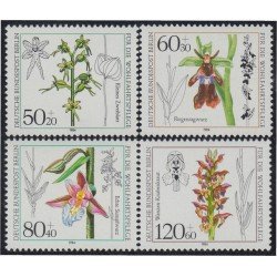 Alemania Berlín 685/88 1984 Sorteo benéfico orquídeas flores flowers MNH Alemania Berlín 685/88 1984 Sorteo benéfico orquídeas flores flowers MNH
