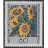 Alemania Berlín 689 1984 Centenario del nacimiento de Karl Schmidt Rottuff pintor Girasoles flores flowres MNH