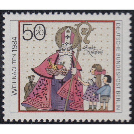 Alemania Berlín 690 1984 Navidad Cristmas MNH