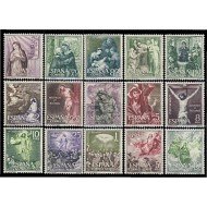 España Spain 1463/77 1962 Misterios del Santo Rosario MNH