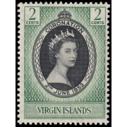 Islas Vírgenes Virgin I. 112 1953 Coronación de la reina Isabel II MNH