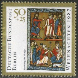 REL/S Alemania Berlín Nº 758 1987 DEUTSCHE Navidad-sorteo benéfico-Lujo REL/S Alemania Berlín Nº 758 1987 DEUTSCHE Navidad-sorteo benéfico-Lujo