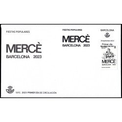 España Spain 5687 2023 Fiestas populares Mercè Barcelona SPD Sobre Primer Día Tarifa A España Spain 5687 2023 Fiestas populares Mercè Barcelona SPD Sobre Primer Día Tarifa A