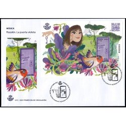 España Spain 5704 2023 Música Rozalén la puerta violeta SPD Sobre Primer Día España Spain 5704 2023 Música Rozalén la puerta violeta SPD Sobre Primer Día