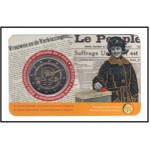 Bélgica 2023 Cartera Of. Coin Card Moneda 2 € conmemorativa Sufragio femenino