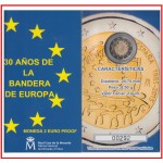 España Spain 2015 Cartera 2€ euros Proof Bandera 