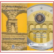España Spain 2016 Cartera Oficial Moneda 2€ euros conm.Proof  Acueducto Segovia 