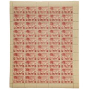 Andorra Española NE 13 1931 Montañas En hoja completa de 50 sellos MNH