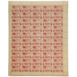 Andorra Española NE 13 1931 Montañas En hoja completa de 50 sellos MNH Andorra Española NE 13 1931 Montañas En hoja completa de 50 sellos MNH