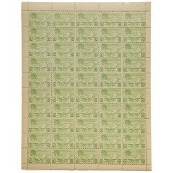 Andorra Española NE 15 1931 Montañas En hoja completa de 50 sellos MNH Andorra Española NE 15 1931 Montañas En hoja completa de 50 sellos MNH