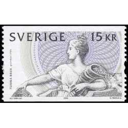 Suecia Sweden 2464 2005 250 aniv. impresión de valores fiduciarios Tumba Bruk MNH Suecia Sweden 2464 2005 250 aniv. impresión de valores fiduciarios Tumba Bruk MNH