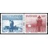 Suecia Sweden 2392/93 2004 Pescadores en barca Faro puesta de sol MNH