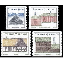 Suecia Sweden 2420/23 2004 Arquitectura Casas tradicionales MNH Suecia Sweden 2420/23 2004 Arquitectura Casas tradicionales MNH