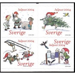 Suecia Sweden 2425/28 2004 Navidad Gnomos del ilustrador Bjorn Berg MNH Suecia Sweden 2425/28 2004 Navidad Gnomos del ilustrador Bjorn Berg MNH