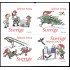 Suecia Sweden 2425/28 2004 Navidad Gnomos del ilustrador Bjorn Berg MNH