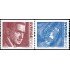 Suecia Sweden 2449/50 2005 Secrretario General de la ONU 1953-61 y bandera con emblema de la ONU MNH