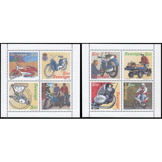 Suecia Sweden 2467/74 2005 Ciclomotores MNH Suecia Sweden 2467/74 2005 Ciclomotores MNH
