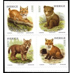 Suecia Sweden 2477/80 2005 Fauna Cachorros de animales salvajes Autoadhesivos Suecia Sweden 2477/80 2005 Fauna Cachorros de animales salvajes Autoadhesivos