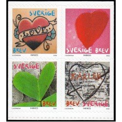 Suecia Sweden 2498/01 2006 San Valentín Mi corazón Autoadhesivos Suecia Sweden 2498/01 2006 San Valentín Mi corazón Autoadhesivos