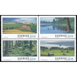 Suecia Sweden 2571/74 2007 Paisajes en verano MNH Suecia Sweden 2571/74 2007 Paisajes en verano MNH