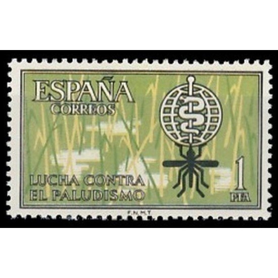 España Spain 1479 1962 Campaña Mundial Antimalaria MNH España Spain 1479 1962 Campaña Mundial Antimalaria MNH