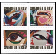 Suecia Sweden 2611/14 2008 Arte Pintura Ojos Autoadhesivos
