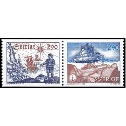 Suecia Sweden 1779/80 1993 350 aniv. de la creación del Servicio hidrográfico MNH Suecia Sweden 1779/80 1993 350 aniv. de la creación del Servicio hidrográfico MNH