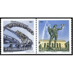Suecia Sweden 1754/55 1993 Turismo entre países nórdicos MNH Suecia Sweden 1754/55 1993 Turismo entre países nórdicos MNH