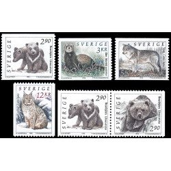 Suecia Sweden 1738/38A 1993 Fauna Animales salvajes de Suecia MNH Suecia Sweden 1738/38A 1993 Fauna Animales salvajes de Suecia MNH