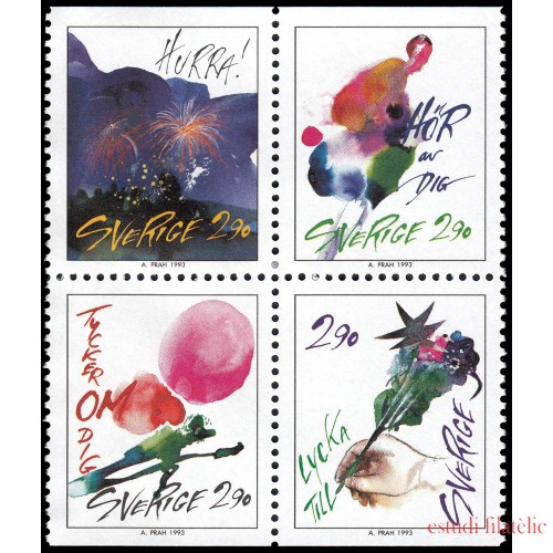 Suecia Sweden 1767/70 1993 Deseos y felicitaciones MNH