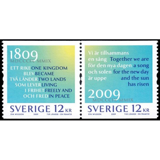 Suecia Sweden 2675/76 2009 Suecia y Finlandia, dos países y un destino MNH Suecia Sweden 2675/76 2009 Suecia y Finlandia, dos países y un destino MNH