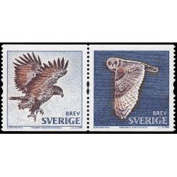 Suecia Sweden 2680/81 2009 Fauna Rapaces diurnas y nosturnas MNH Suecia Sweden 2680/81 2009 Fauna Rapaces diurnas y nosturnas MNH
