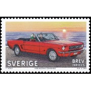 Suecia Sweden 2663 2009 Coches de culto Ford Mustang MNH