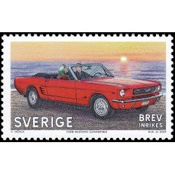 Suecia Sweden 2663 2009 Coches de culto Ford Mustang MNH Suecia Sweden 2663 2009 Coches de culto Ford Mustang MNH