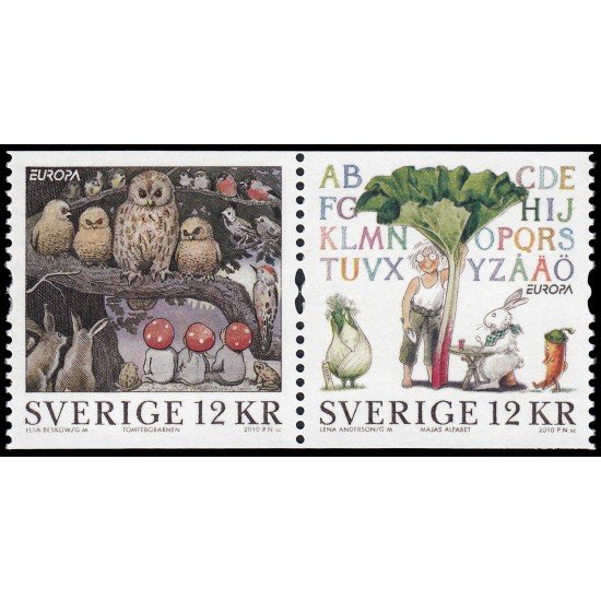Suecia Sweden 2715/16 2010 Europa Libros infantiles MNH
