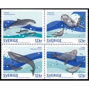 Suecia Sweden 2741/44 2010 Fauna Mamíferos marinos MNH