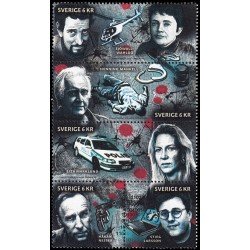 Suecia Sweden 2750/54 2010 Personalidades Autores de novelas policíacas MNH Suecia Sweden 2750/54 2010 Personalidades Autores de novelas policíacas MNH