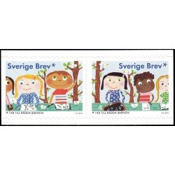 Suecia Sweden 2785/86 2011 Sellos de beneficencia Save the Children Autoadhesivos Suecia Sweden 2785/86 2011 Sellos de beneficencia Save the Children Autoadhesivos