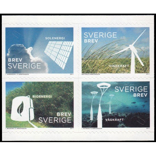 Suecia Sweden 2788/91 2011 Energías renovables Autoadhesivos Suecia Sweden 2788/91 2011 Energías renovables Autoadhesivos