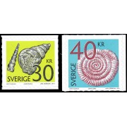 Suecia Sweden 2783/84 2011 Fósiles Autoadhesivos