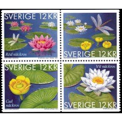 Suecia Sweden 2806/09 2011 Flora Nenúfares MNH Suecia Sweden 2806/09 2011 Flora Nenúfares MNH