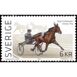 Suecia Sweden 2818 2011 Deportes ecuestres Carrera de trote MNH Suecia Sweden 2818 2011 Deportes ecuestres Carrera de trote MNH